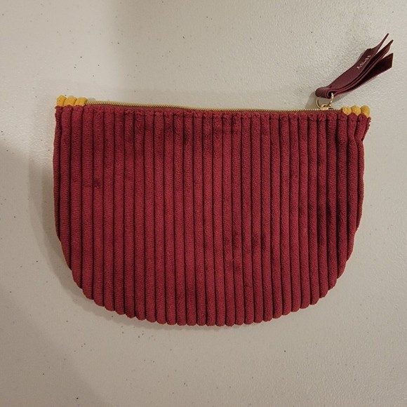 Ipsy Handbags - IPSY Small Makeup Cosmetics Bag Two Tone Zip Pouch